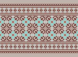 American ethnic native pattern.Traditional Navajo,Aztec,Apache,Southwest and Mexican style fabric pattern.Abstract motifs pattern.Design for fabric,clothing,blanket,carpet,woven,wrap,decoration vector