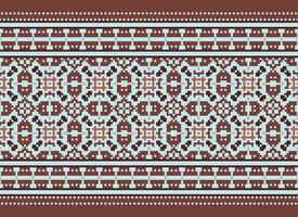 American ethnic native pattern.Traditional Navajo,Aztec,Apache,Southwest and Mexican style fabric pattern.Abstract motifs pattern.Design for fabric,clothing,blanket,carpet,woven,wrap,decoration vector