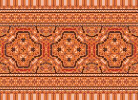 American ethnic native pattern.Traditional Navajo,Aztec,Apache,Southwest and Mexican style fabric pattern.Abstract motifs pattern.Design for fabric,clothing,blanket,carpet,woven,wrap,decoration vector