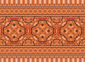 American ethnic native pattern.Traditional Navajo,Aztec,Apache,Southwest and Mexican style fabric pattern.Abstract motifs pattern.Design for fabric,clothing,blanket,carpet,woven,wrap,decoration vector