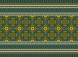 American ethnic native pattern.Traditional Navajo,Aztec,Apache,Southwest and Mexican style fabric pattern.Abstract motifs pattern.Design for fabric,clothing,blanket,carpet,woven,wrap,decoration vector