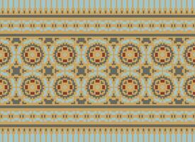 American ethnic native pattern.Traditional Navajo,Aztec,Apache,Southwest and Mexican style fabric pattern.Abstract motifs pattern.Design for fabric,clothing,blanket,carpet,woven,wrap,decoration vector