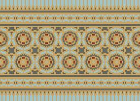 American ethnic native pattern.Traditional Navajo,Aztec,Apache,Southwest and Mexican style fabric pattern.Abstract motifs pattern.Design for fabric,clothing,blanket,carpet,woven,wrap,decoration vector