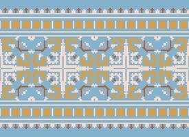 American ethnic native pattern.Traditional Navajo,Aztec,Apache,Southwest and Mexican style fabric pattern.Abstract motifs pattern.Design for fabric,clothing,blanket,carpet,woven,wrap,decoration vector