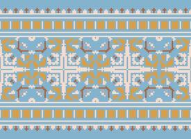 American ethnic native pattern.Traditional Navajo,Aztec,Apache,Southwest and Mexican style fabric pattern.Abstract motifs pattern.Design for fabric,clothing,blanket,carpet,woven,wrap,decoration vector