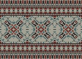American ethnic native pattern.Traditional Navajo,Aztec,Apache,Southwest and Mexican style fabric pattern.Abstract motifs pattern.Design for fabric,clothing,blanket,carpet,woven,wrap,decoration vector