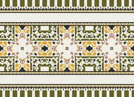 American ethnic native pattern.Traditional Navajo,Aztec,Apache,Southwest and Mexican style fabric pattern.Abstract motifs pattern.Design for fabric,clothing,blanket,carpet,woven,wrap,decoration vector