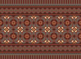 American ethnic native pattern.Traditional Navajo,Aztec,Apache,Southwest and Mexican style fabric pattern.Abstract motifs pattern.Design for fabric,clothing,blanket,carpet,woven,wrap,decoration vector