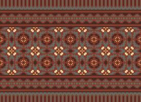 American ethnic native pattern.Traditional Navajo,Aztec,Apache,Southwest and Mexican style fabric pattern.Abstract motifs pattern.Design for fabric,clothing,blanket,carpet,woven,wrap,decoration vector