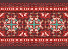 American ethnic native pattern.Traditional Navajo,Aztec,Apache,Southwest and Mexican style fabric pattern.Abstract motifs pattern.Design for fabric,clothing,blanket,carpet,woven,wrap,decoration vector