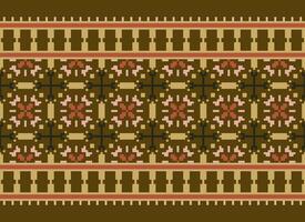 American ethnic native pattern.Traditional Navajo,Aztec,Apache,Southwest and Mexican style fabric pattern.Abstract motifs pattern.Design for fabric,clothing,blanket,carpet,woven,wrap,decoration vector