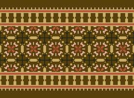 American ethnic native pattern.Traditional Navajo,Aztec,Apache,Southwest and Mexican style fabric pattern.Abstract motifs pattern.Design for fabric,clothing,blanket,carpet,woven,wrap,decoration vector