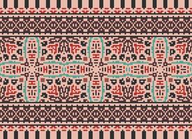 American ethnic native pattern.Traditional Navajo,Aztec,Apache,Southwest and Mexican style fabric pattern.Abstract motifs pattern.Design for fabric,clothing,blanket,carpet,woven,wrap,decoration vector