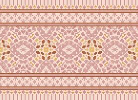 American ethnic native pattern.Traditional Navajo,Aztec,Apache,Southwest and Mexican style fabric pattern.Abstract motifs pattern.Design for fabric,clothing,blanket,carpet,woven,wrap,decoration vector