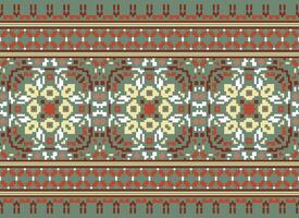 American ethnic native pattern.Traditional Navajo,Aztec,Apache,Southwest and Mexican style fabric pattern.Abstract motifs pattern.Design for fabric,clothing,blanket,carpet,woven,wrap,decoration vector