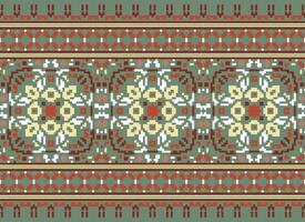 American ethnic native pattern.Traditional Navajo,Aztec,Apache,Southwest and Mexican style fabric pattern.Abstract motifs pattern.Design for fabric,clothing,blanket,carpet,woven,wrap,decoration vector