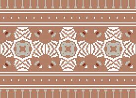 American ethnic native pattern.Traditional Navajo,Aztec,Apache,Southwest and Mexican style fabric pattern.Abstract motifs pattern.Design for fabric,clothing,blanket,carpet,woven,wrap,decoration vector