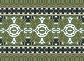 American ethnic native pattern.Traditional Navajo,Aztec,Apache,Southwest and Mexican style fabric pattern.Abstract motifs pattern.Design for fabric,clothing,blanket,carpet,woven,wrap,decoration vector