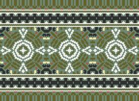 American ethnic native pattern.Traditional Navajo,Aztec,Apache,Southwest and Mexican style fabric pattern.Abstract motifs pattern.Design for fabric,clothing,blanket,carpet,woven,wrap,decoration vector