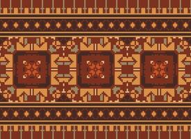 American ethnic native pattern.Traditional Navajo,Aztec,Apache,Southwest and Mexican style fabric pattern.Abstract motifs pattern.Design for fabric,clothing,blanket,carpet,woven,wrap,decoration vector