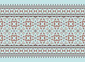 American ethnic native pattern.Traditional Navajo,Aztec,Apache,Southwest and Mexican style fabric pattern.Abstract motifs pattern.Design for fabric,clothing,blanket,carpet,woven,wrap,decoration vector