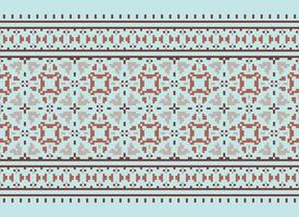 American ethnic native pattern.Traditional Navajo,Aztec,Apache,Southwest and Mexican style fabric pattern.Abstract motifs pattern.Design for fabric,clothing,blanket,carpet,woven,wrap,decoration vector