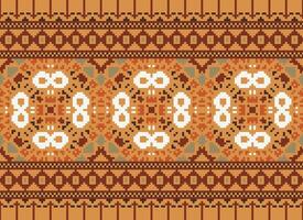 American ethnic native pattern.Traditional Navajo,Aztec,Apache,Southwest and Mexican style fabric pattern.Abstract motifs pattern.Design for fabric,clothing,blanket,carpet,woven,wrap,decoration vector