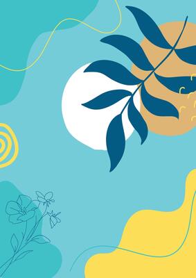 Abstract background with hand drawn shapes and lines. illustration for your design