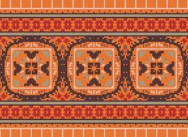 American ethnic native pattern.Traditional Navajo,Aztec,Apache,Southwest and Mexican style fabric pattern.Abstract motifs pattern.Design for fabric,clothing,blanket,carpet,woven,wrap,decoration vector
