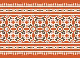 American ethnic native pattern.Traditional Navajo,Aztec,Apache,Southwest and Mexican style fabric pattern.Abstract motifs pattern.Design for fabric,clothing,blanket,carpet,woven,wrap,decoration vector