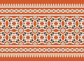 American ethnic native pattern.Traditional Navajo,Aztec,Apache,Southwest and Mexican style fabric pattern.Abstract motifs pattern.Design for fabric,clothing,blanket,carpet,woven,wrap,decoration vector