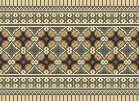 American ethnic native pattern.Traditional Navajo,Aztec,Apache,Southwest and Mexican style fabric pattern.Abstract motifs pattern.Design for fabric,clothing,blanket,carpet,woven,wrap,decoration vector