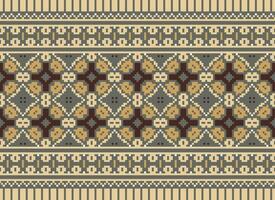 American ethnic native pattern.Traditional Navajo,Aztec,Apache,Southwest and Mexican style fabric pattern.Abstract motifs pattern.Design for fabric,clothing,blanket,carpet,woven,wrap,decoration vector