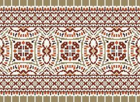 American ethnic native pattern.Traditional Navajo,Aztec,Apache,Southwest and Mexican style fabric pattern.Abstract motifs pattern.Design for fabric,clothing,blanket,carpet,woven,wrap,decoration vector