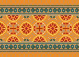 American ethnic native pattern.Traditional Navajo,Aztec,Apache,Southwest and Mexican style fabric pattern.Abstract motifs pattern.Design for fabric,clothing,blanket,carpet,woven,wrap,decoration vector