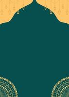 Art deco frame. Vintage linear border. Design a template for invitations, leaflets and greeting cards vector