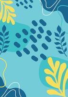 Abstract background with hand drawn shapes and lines. illustration for your design vector