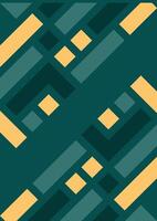 Geometric seamless pattern in retro style. abstract background Illustrations Green Colour vector