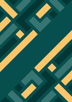 Geometric seamless pattern in retro style. abstract background Illustrations Green Colour vector