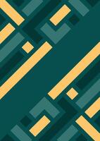 Geometric seamless pattern in retro style. abstract background Illustrations Green Colour vector