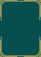 Art deco frame. Vintage linear border. Design a template for invitations, leaflets and greeting cards vector