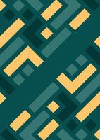 Geometric seamless pattern in retro style. abstract background Illustrations Green Colour vector