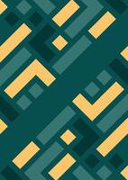 Geometric seamless pattern in retro style. abstract background Illustrations Green Colour vector