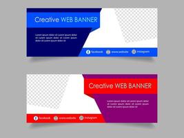 Creative corporate business marketing social media banner post template, Promotional banner for social media post, web banner and flyer, Sale banner for web and social media template vector