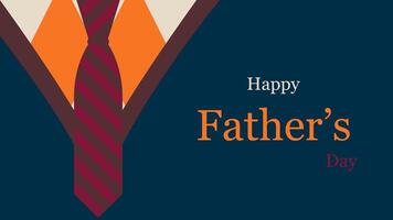 Father's Day background, creative concept, illustration vector