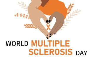 Multiple Sclerosis Day. vector