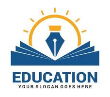 Education logo template. vector