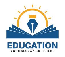 Education logo template. vector