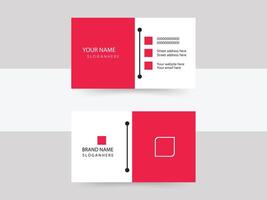 modern business card print templates, double-sided business card design template. vector