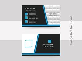 modern business card print templates, double-sided business card design template. vector